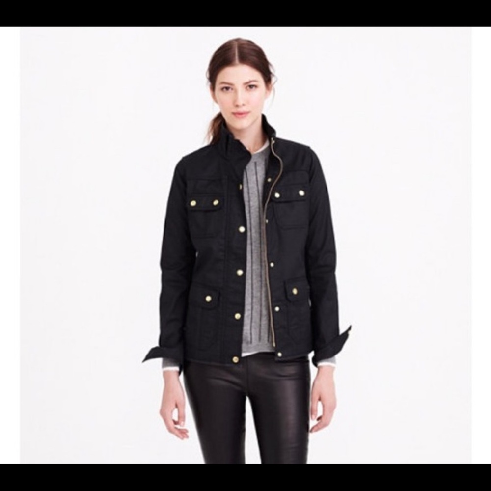 J Crew downtown field jacket - black